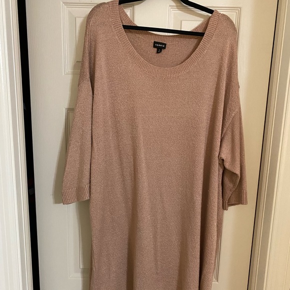 Pink Torrid Butter-soft Sweater Dress - Picture 1 of 2